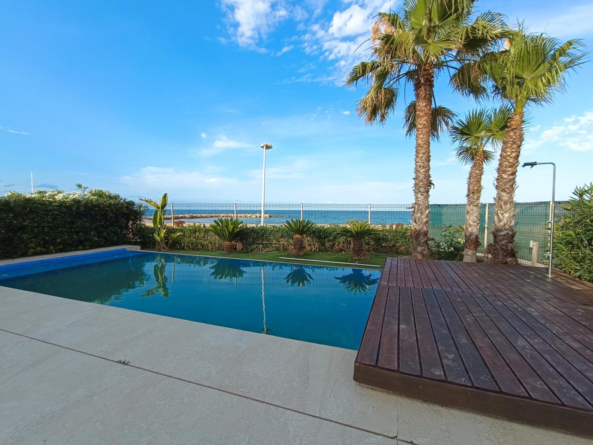 Villa Casa Del Mar, Piscina Privada Frente Al Mar Cullera Exterior foto