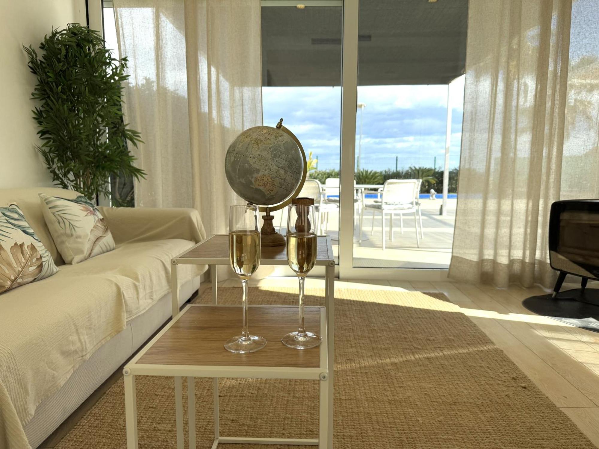 Villa Casa Del Mar, Piscina Privada Frente Al Mar Cullera Exterior foto