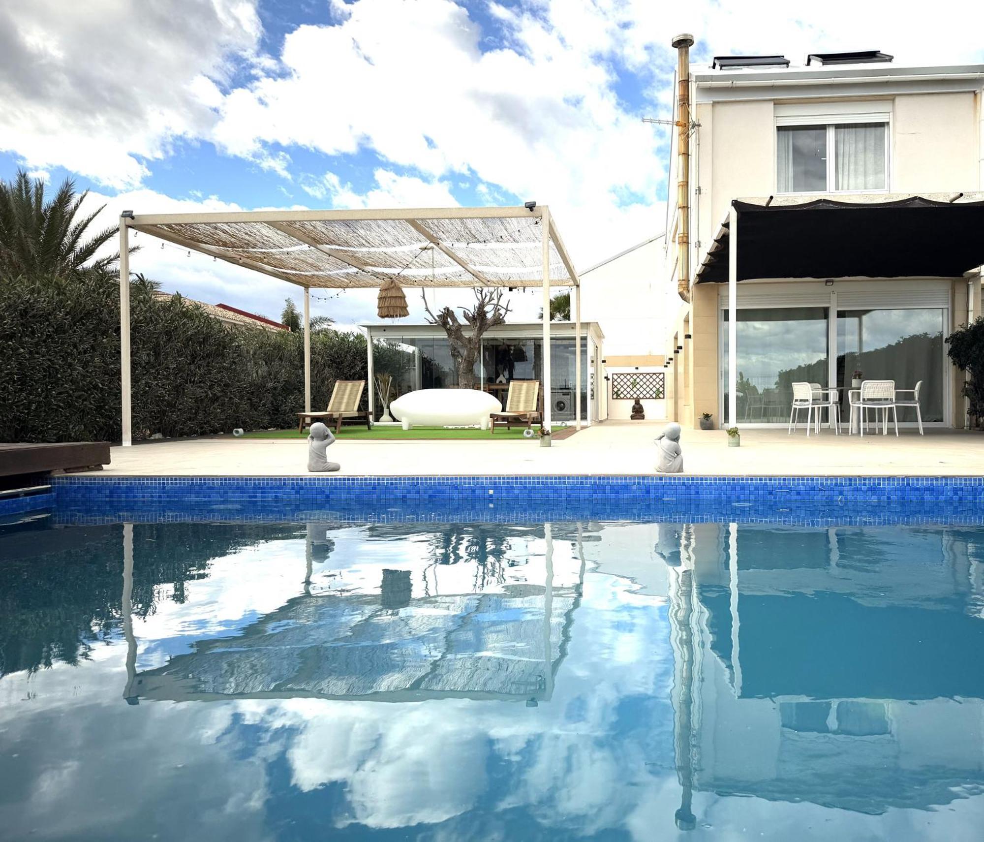 Villa Casa Del Mar, Piscina Privada Frente Al Mar Cullera Exterior foto