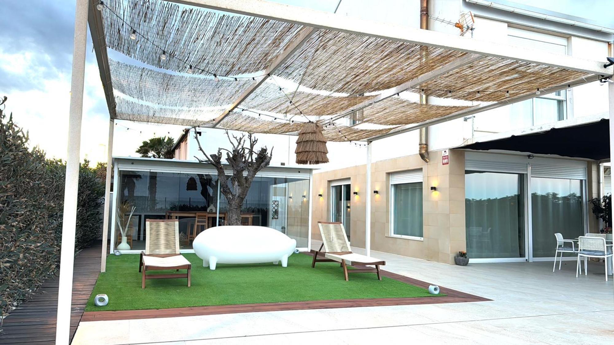 Villa Casa Del Mar, Piscina Privada Frente Al Mar Cullera Exterior foto
